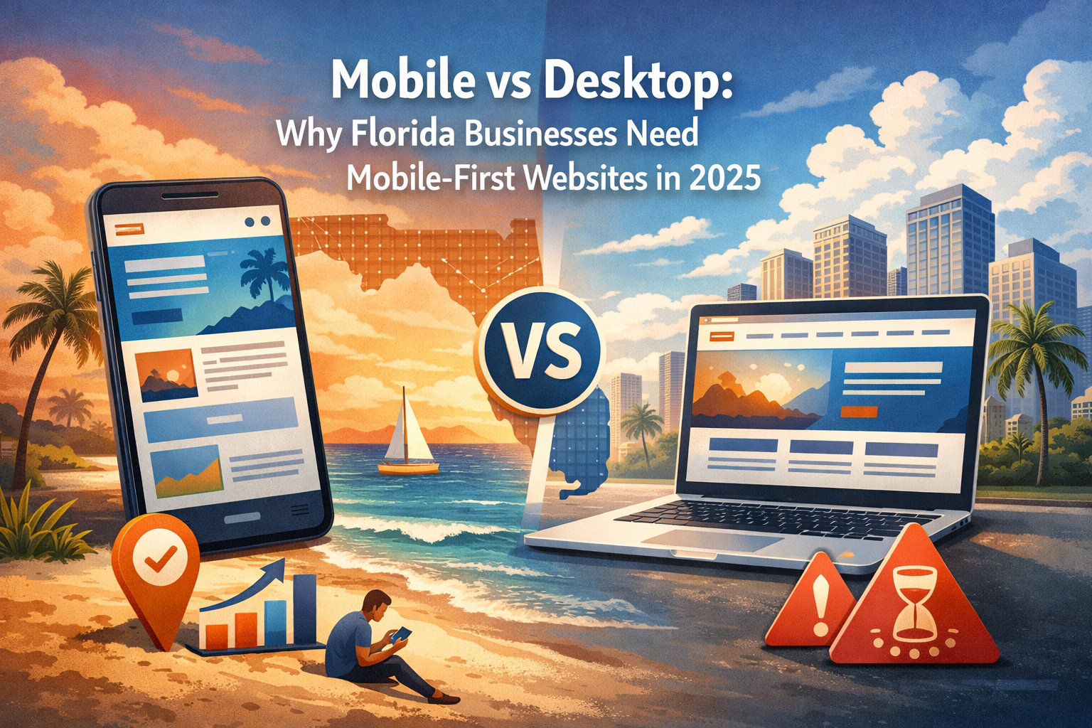 Mobile vs Desktop: Why Florida Businesses Need Mobile-First Websites in 2025
